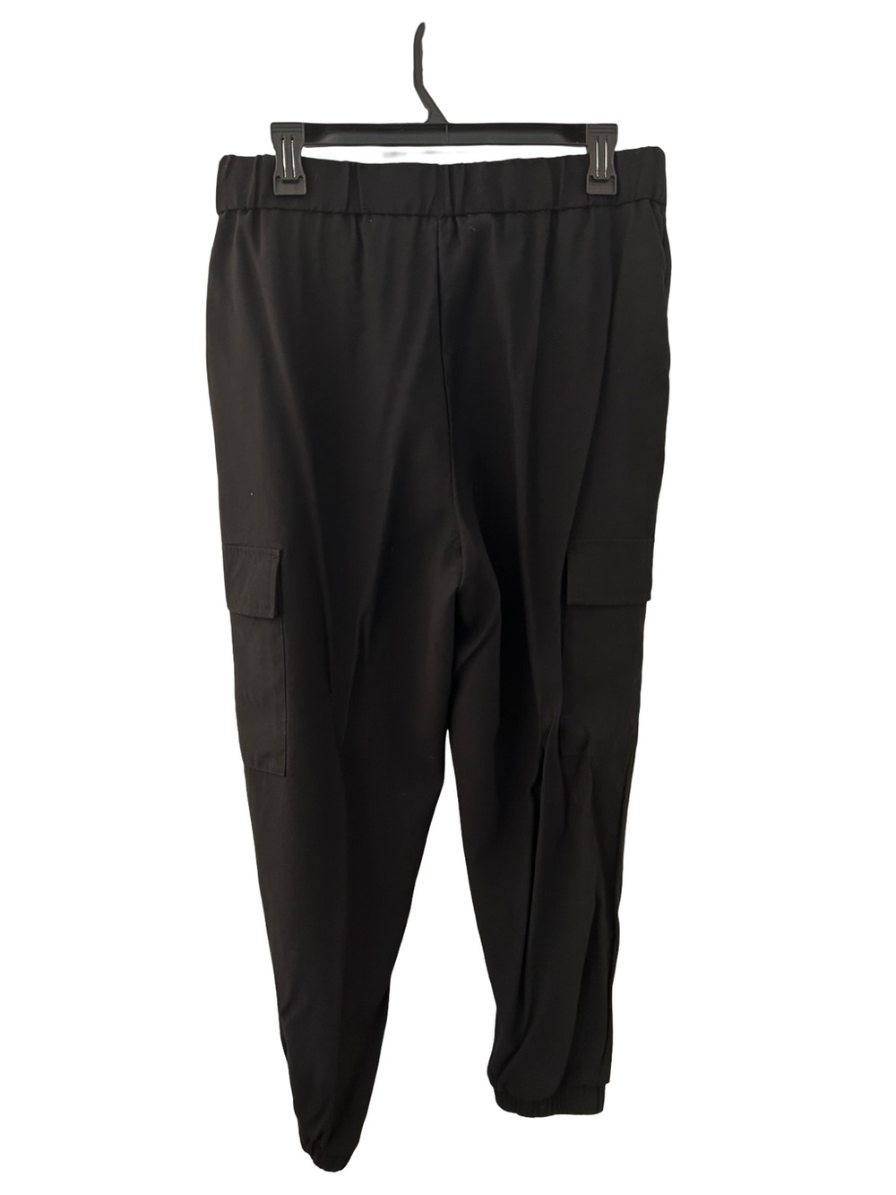 a new day Black Cargo Jogger Pants with Elastic Waist
